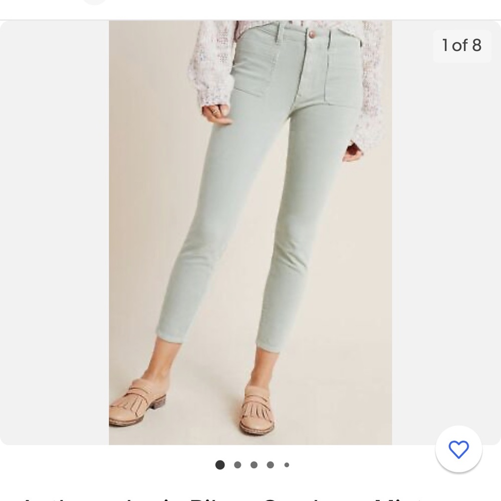 Anthropologie Pilcro and the letterpress high skinny corduroy pants - Picture 2 of 6